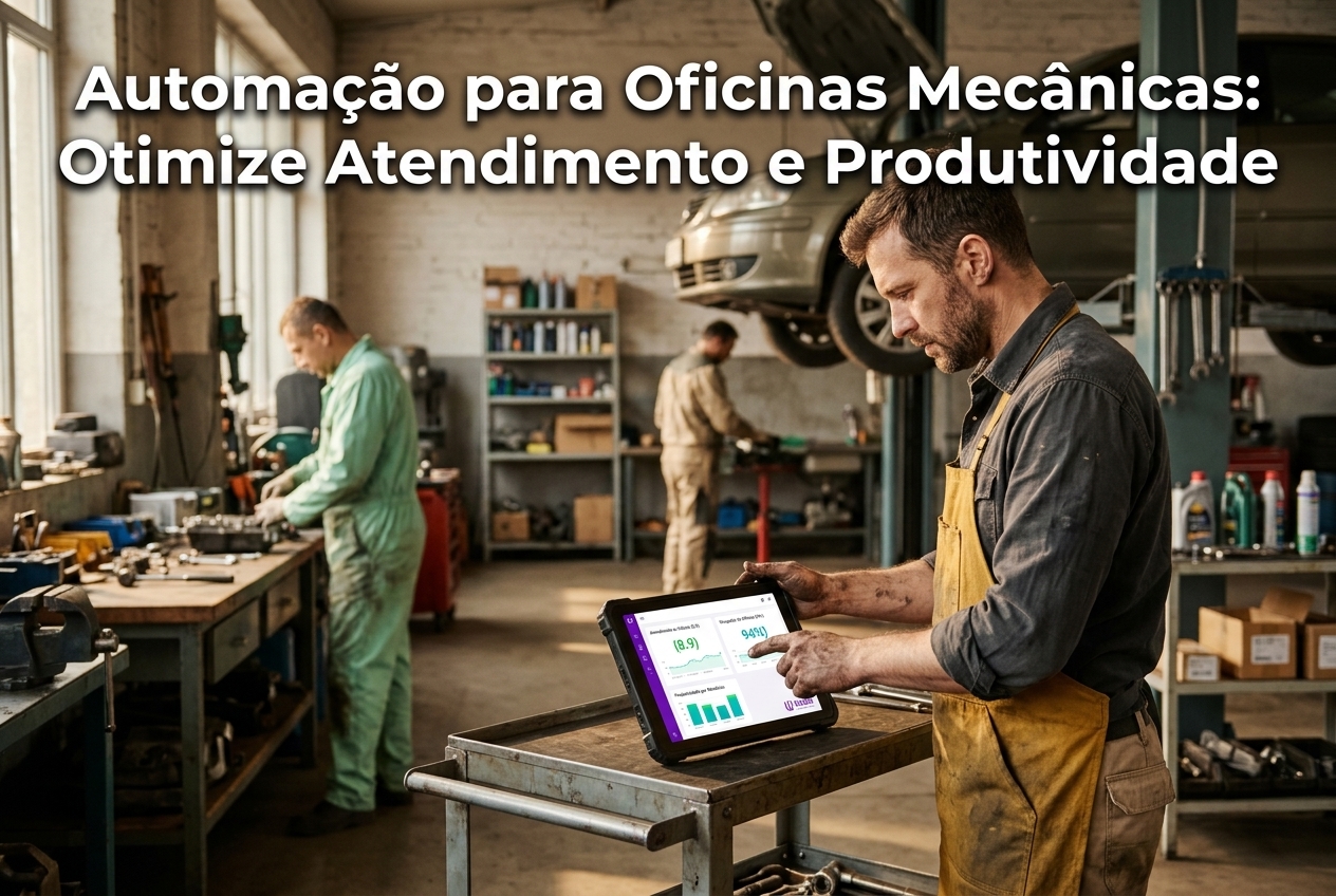 Automação para Oficinas Mecânicas: Otimize Atendimento e Produtividade