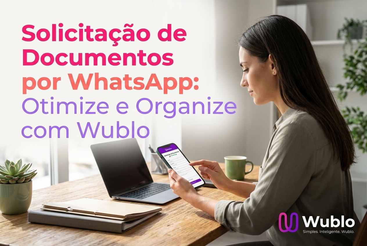 Solicitação de Documentos por WhatsApp: Otimize e Organize com Wublo